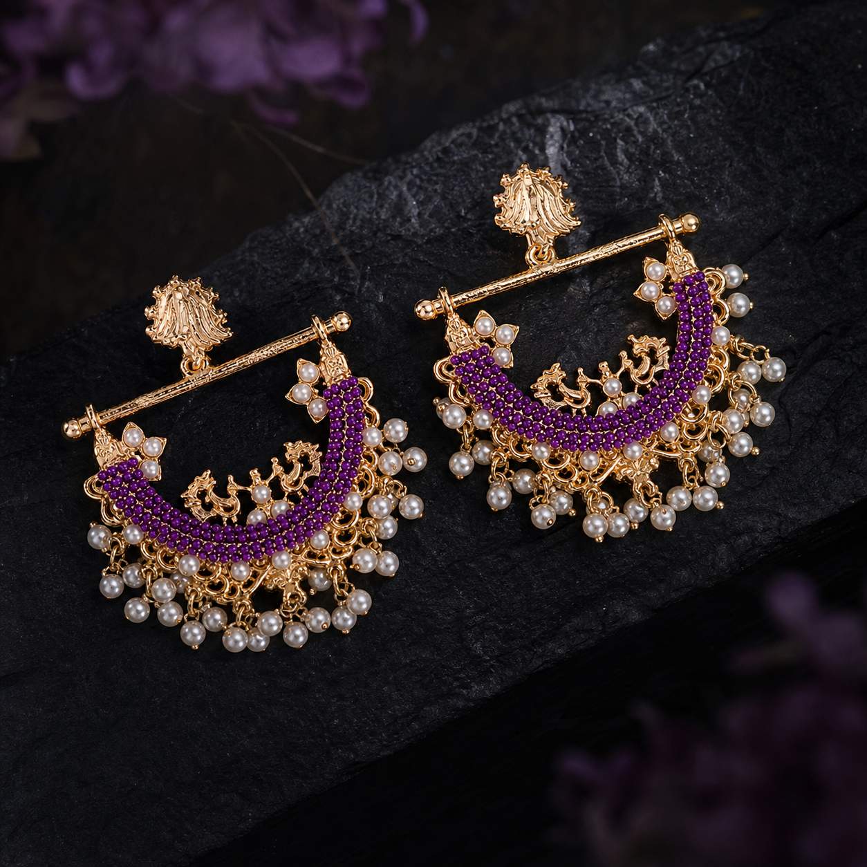Pearl Chandelier Earrings