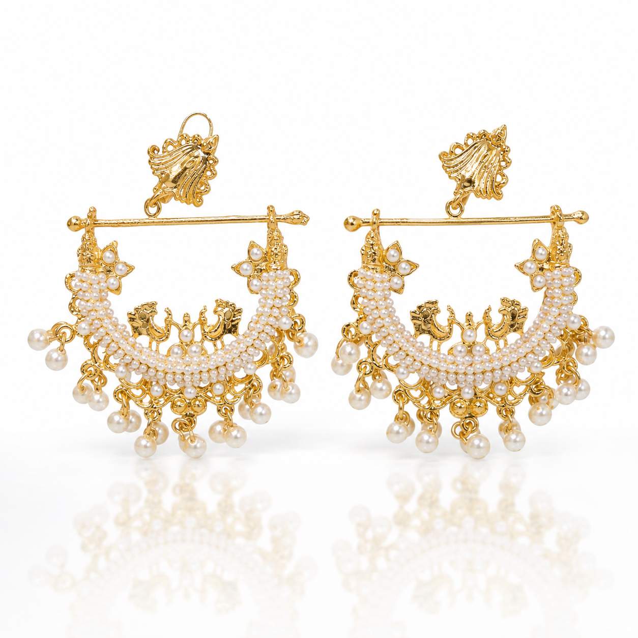 Pearl Chandelier Earrings