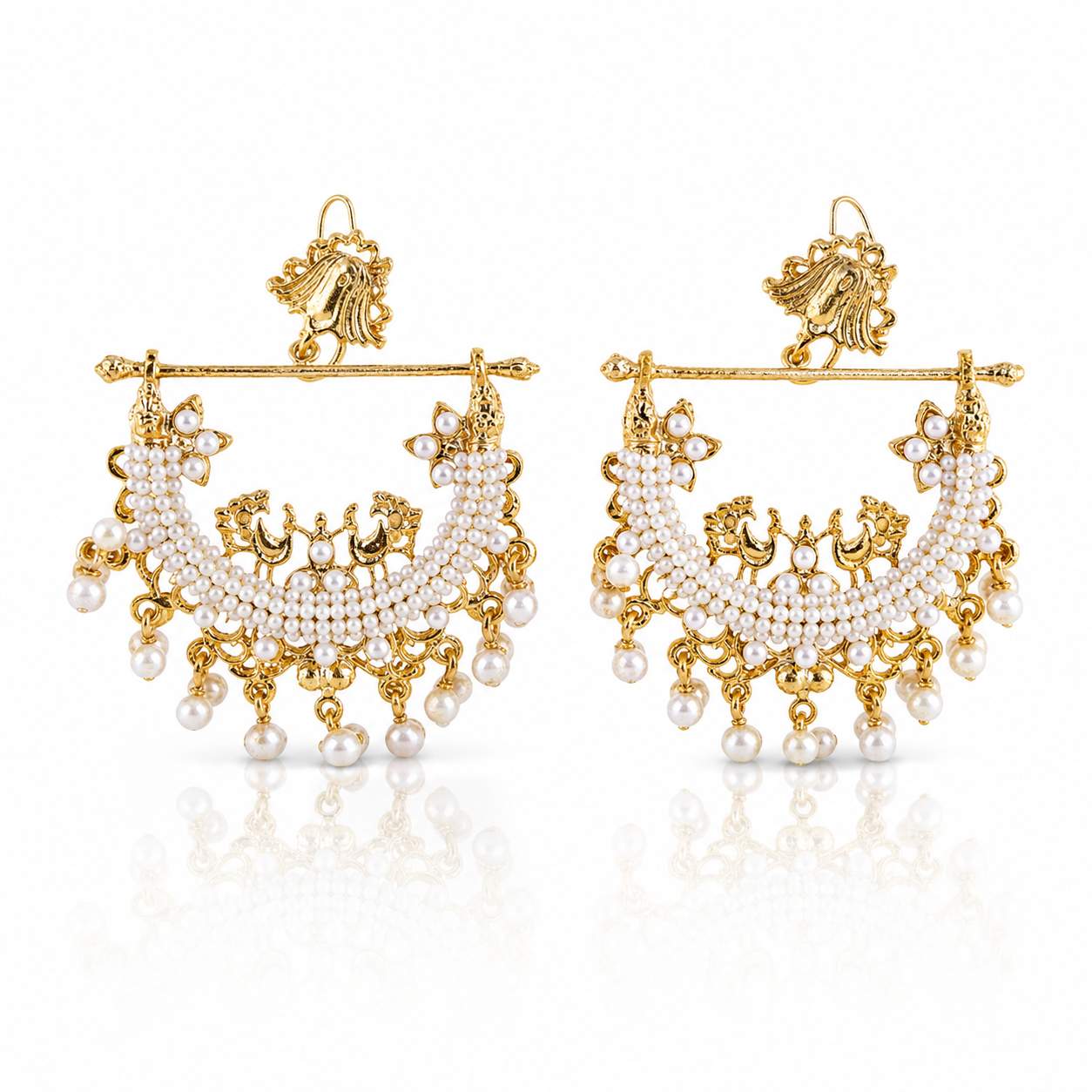 Pearl Chandelier Earrings