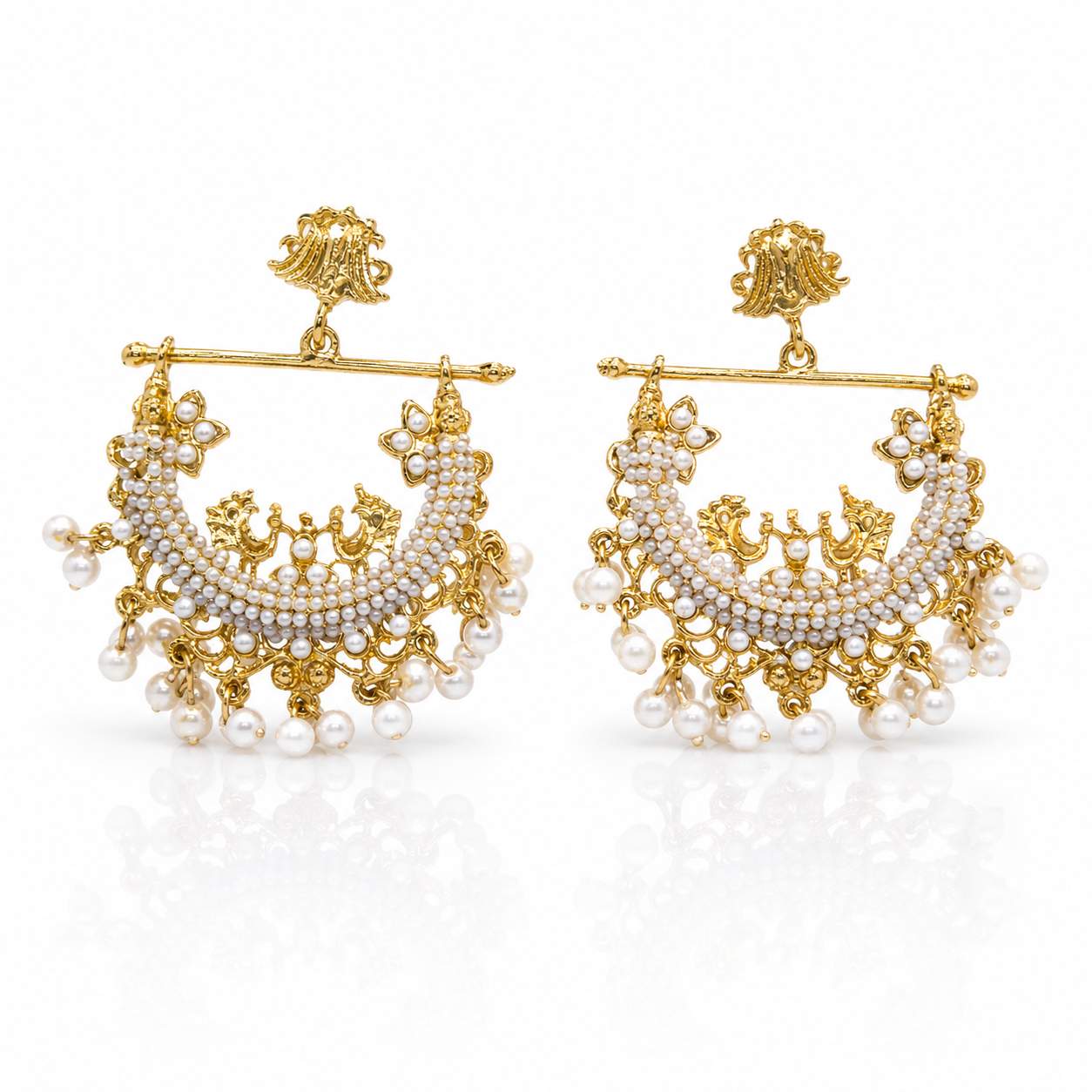 Pearl Chandelier Earrings