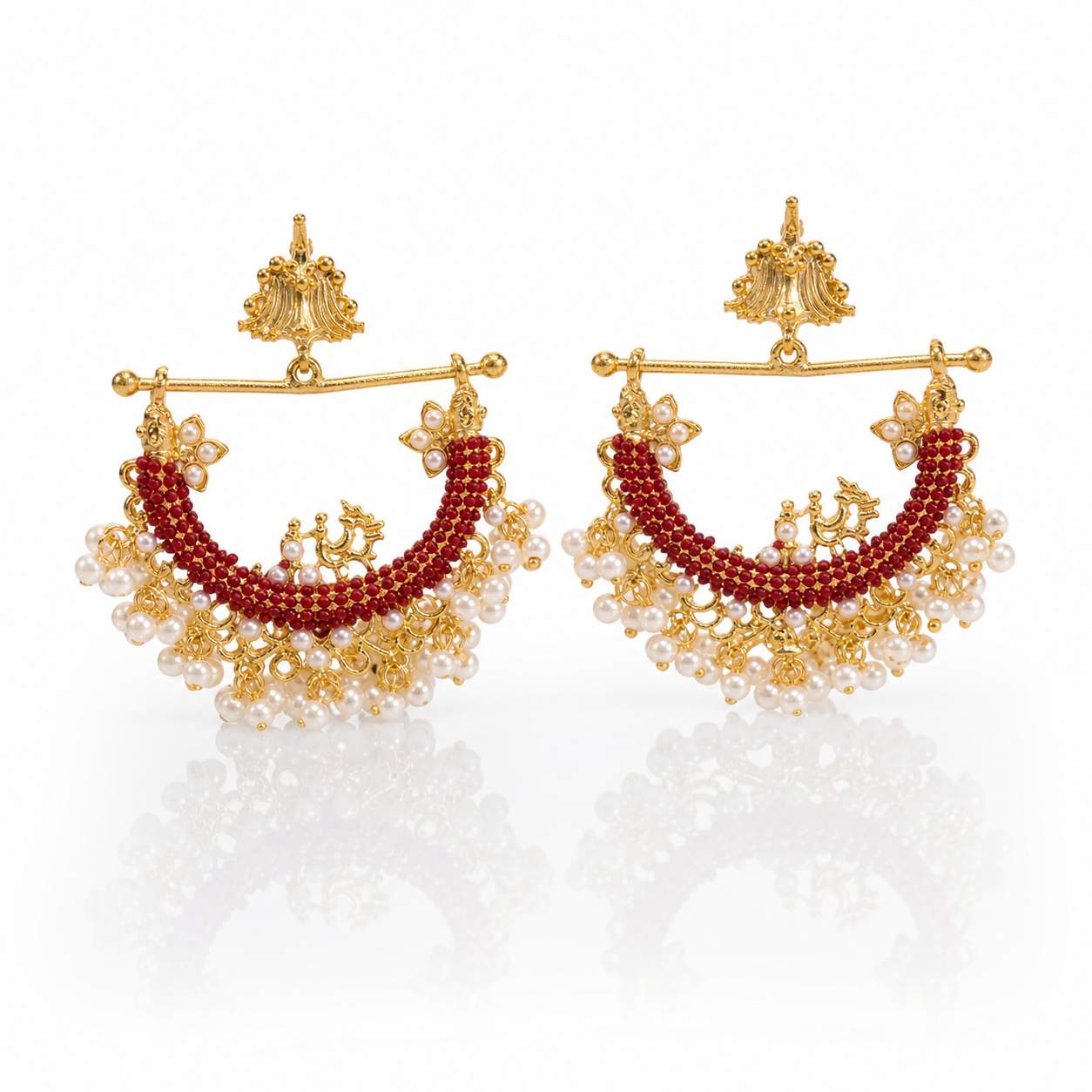 Pearl Chandelier Earrings
