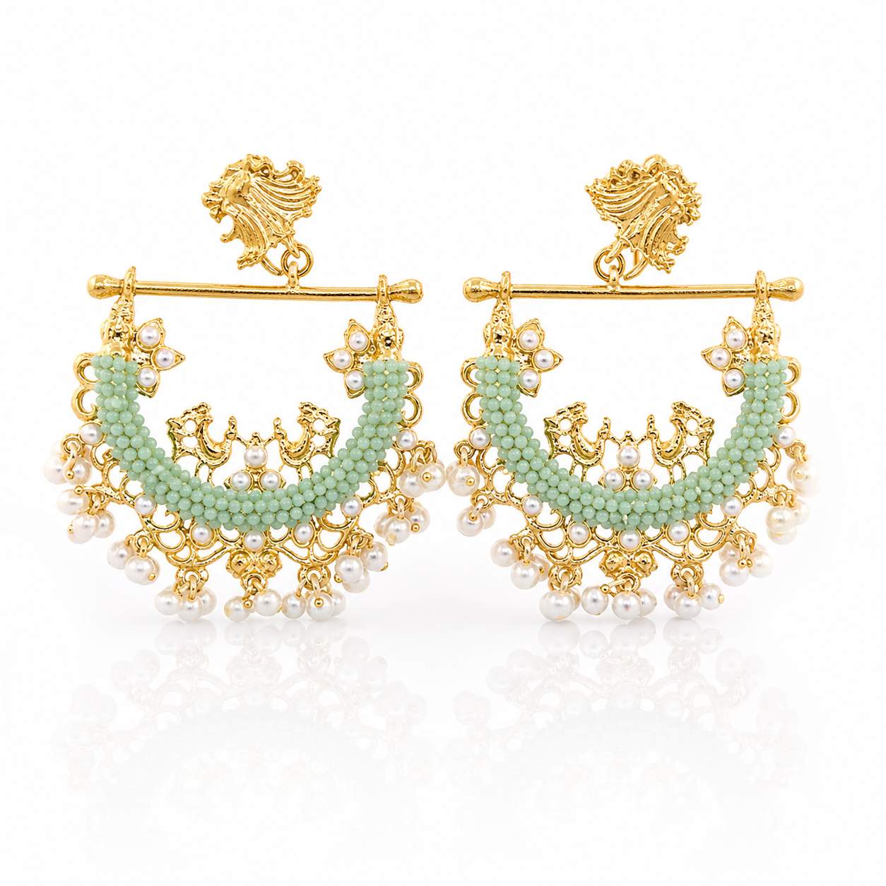 Pearl Chandelier Earrings
