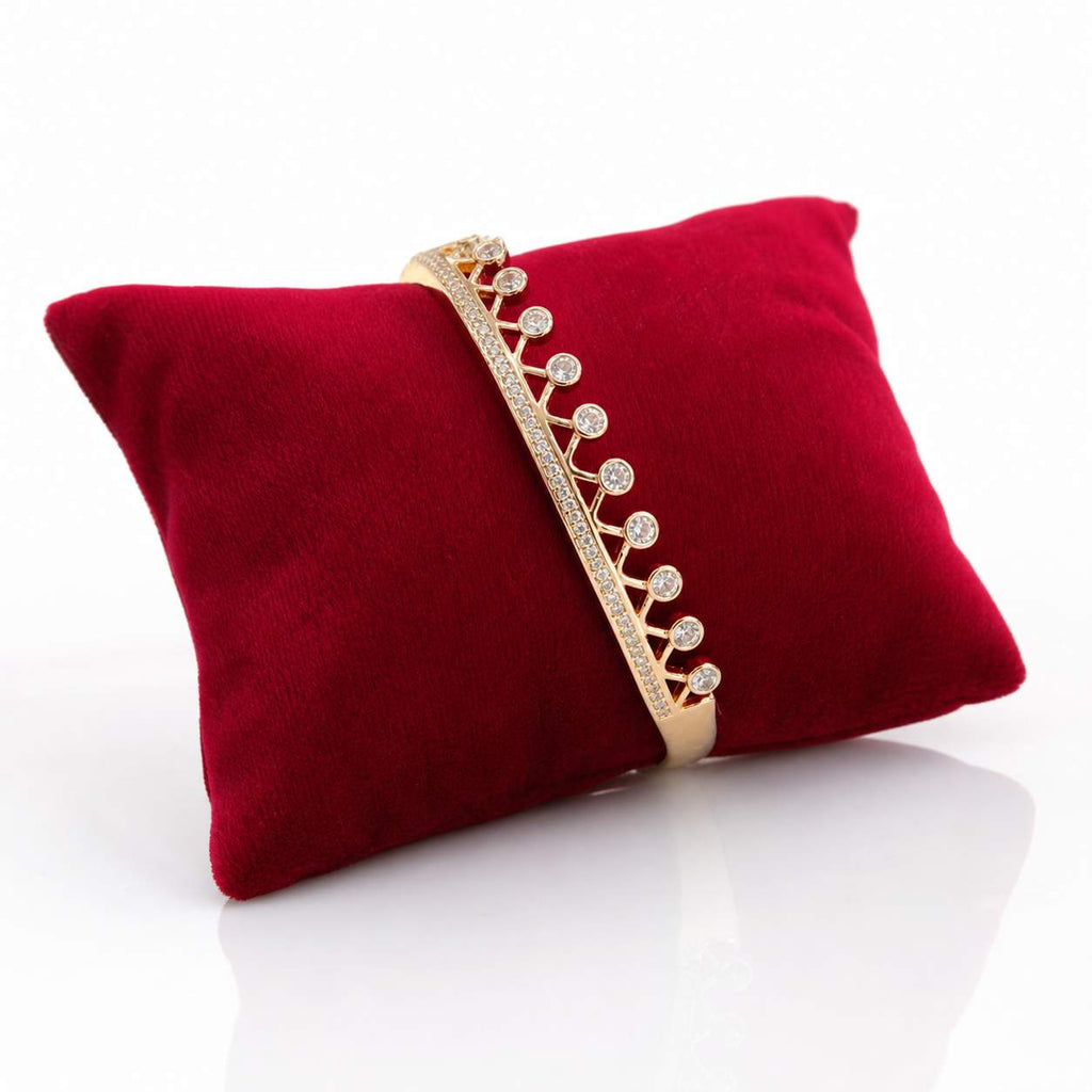 Gold Bracelet Signature Collection - side angle