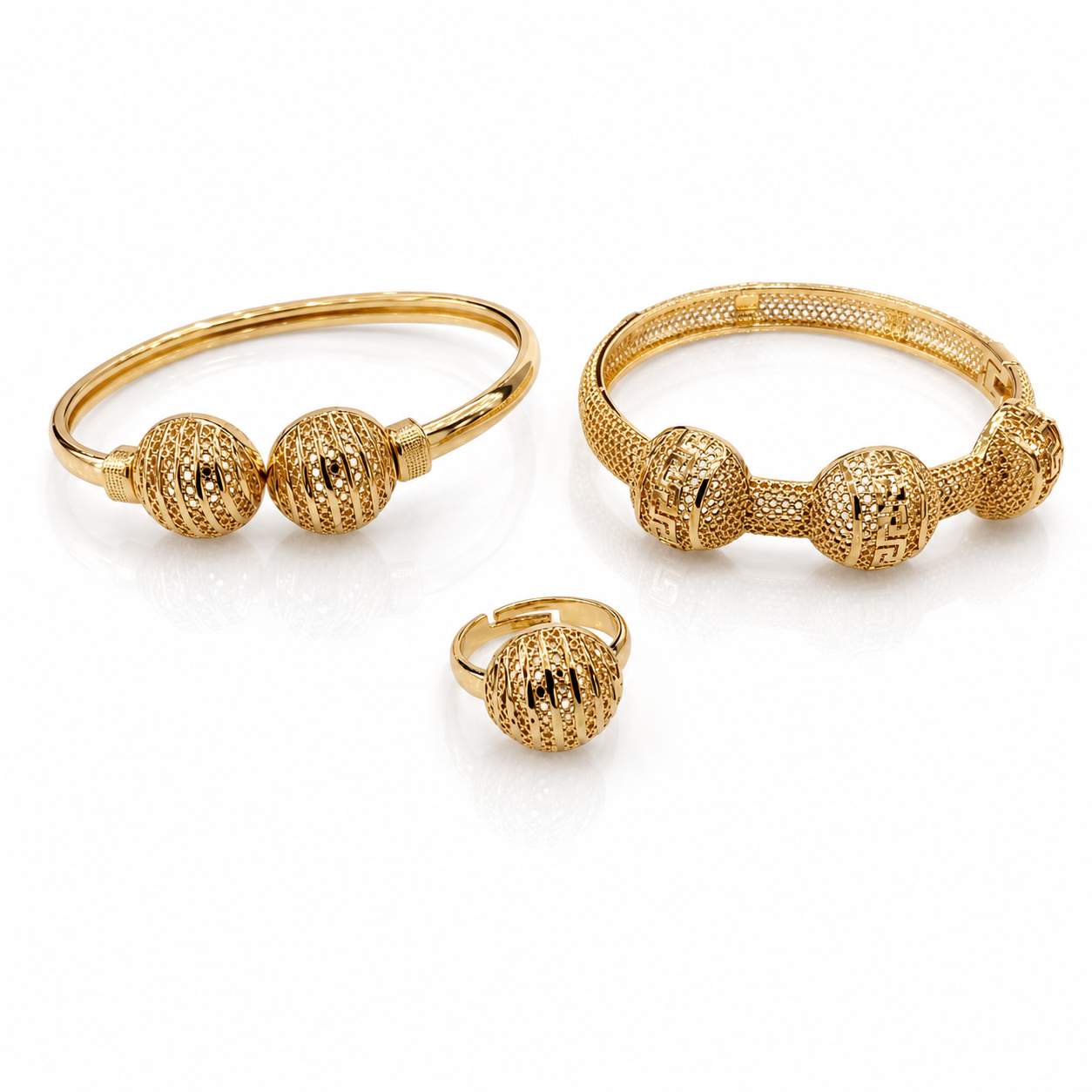 Gold Jewelry Set - full collection view